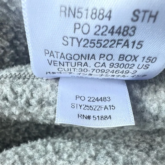 Patagonia gray 1/4 zip better sweater M Medium gray jacket - Picture 5 of 6